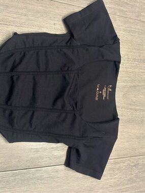 Black Short Sleeve  Active Top
